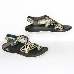 Chaco Sandals Strappy Vibram Outdoor Gorpcore Athleisure Minimalist Green 10